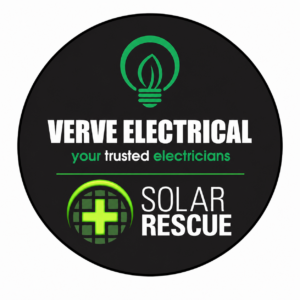 solar rescue logo showing merge with Verve Electrical as a united front